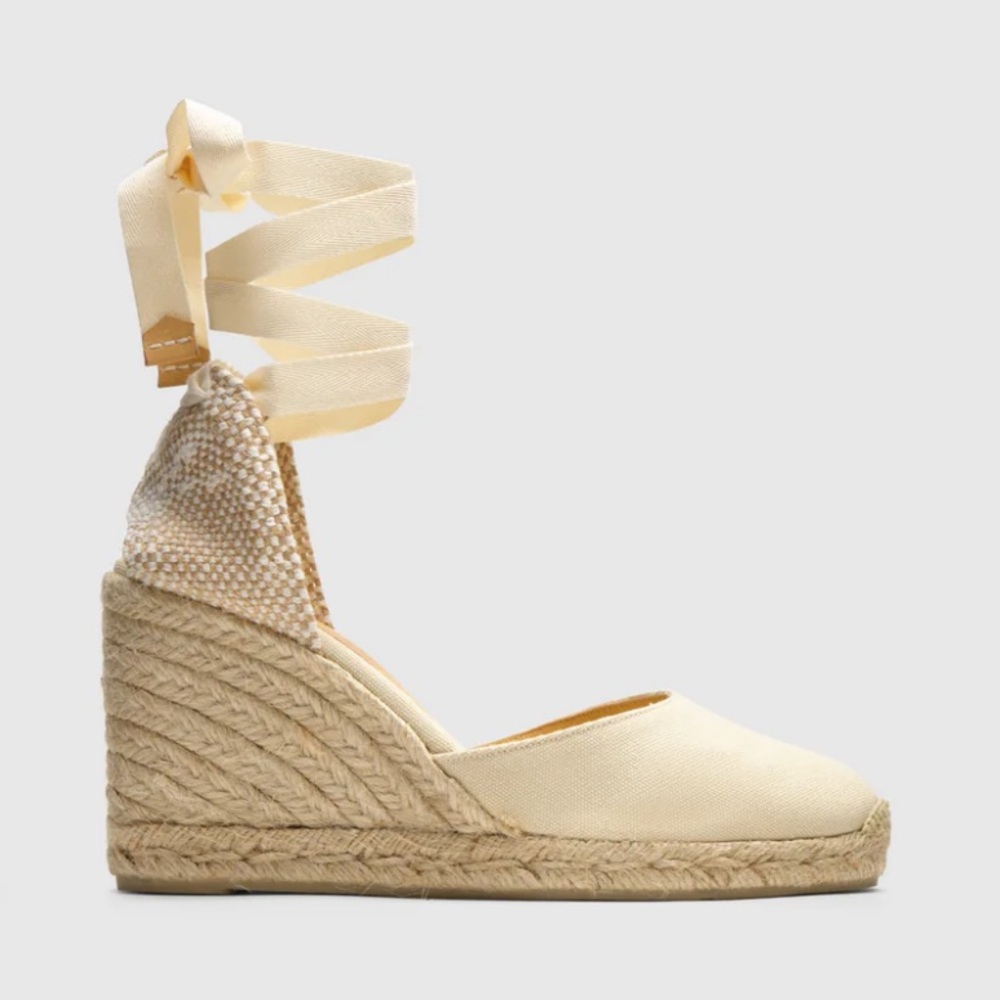 Castaner Womens Carina Ivory Espadrilles EUR 41 US 10
